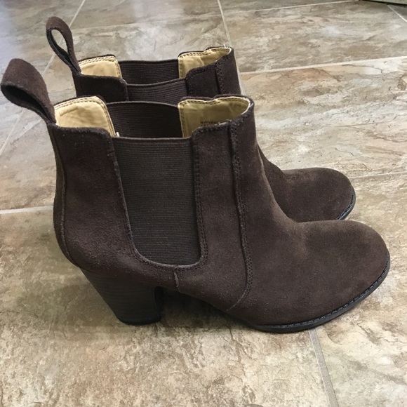 Nine West Vintage American Brown Suede Boots - Picture 7 of 8